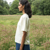 Samira Organic Cotton Top in White