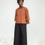 Shay Organic Cotton Top in Russet