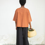Shay Organic Cotton Top in Russet