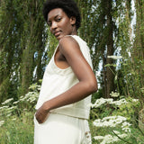 Taya Organic Cotton Felpe Trouser in Undyed