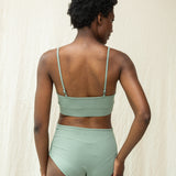 Yoka Bamboo & Organic Cotton Blend High Waist Briefs in Pistachio