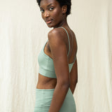 Yoka Bamboo & Organic Cotton Blend High Waist Briefs in Pistachio