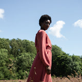 Macy Organic Cotton Skirt in Rose