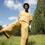 Sawyer Organic Cotton Trouser in Straw