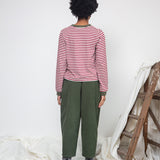 Cedar Organic Cotton Corduroy Trousers in Khaki