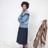 Hawthorne Recycled Wool Knitted Jumper in Sky Blue