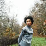 Hawthorne Recycled Wool Knitted Jumper in Sky Blue