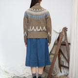 Hawthorne Recycled Wool Knitted Jumper in Taupe Marl