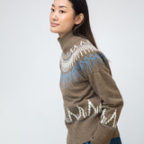 Hawthorne Recycled Wool Knitted Jumper in Taupe Marl