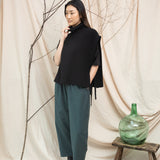 Kanon Recycled Wool Knitted Vest in Black