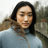 Kanon Recycled Wool Knitted Vest in Sky Blue Marl