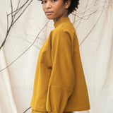 Maiya Organic Cotton Felpe Sweatshirt in Ochre