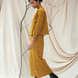 Maiya Organic Cotton Felpe Sweatshirt in Ochre