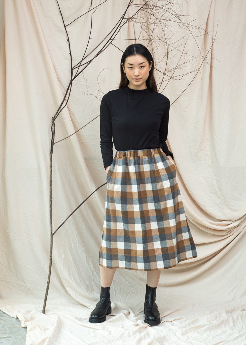 Pearl Organic Cotton Top in Black