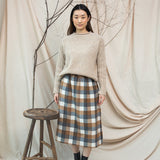 Shika Lambswool Knitted Jumper in Cream Marl