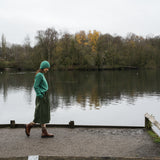 Shika Lambswool Knitted Jumper in Emerald