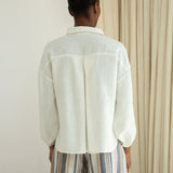 Amanda-May Linen Shirt in Off White