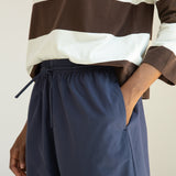 Cedar Organic Cotton Poplin Trouser in Midnight