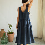 Kyra-Leigh Organic Cotton Denim Dress in Indigo