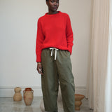 Mia Mohair Knitted Jumper in Tomato
