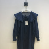 Bianca-Leigh Organic Cotton Denim Dress in Mid Blue S Preloved