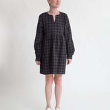 Eloise-Cay Dress in Black & White Check Size S Preloved