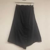 Wisteria Organic Cotton Twill Skirt in Charcoal