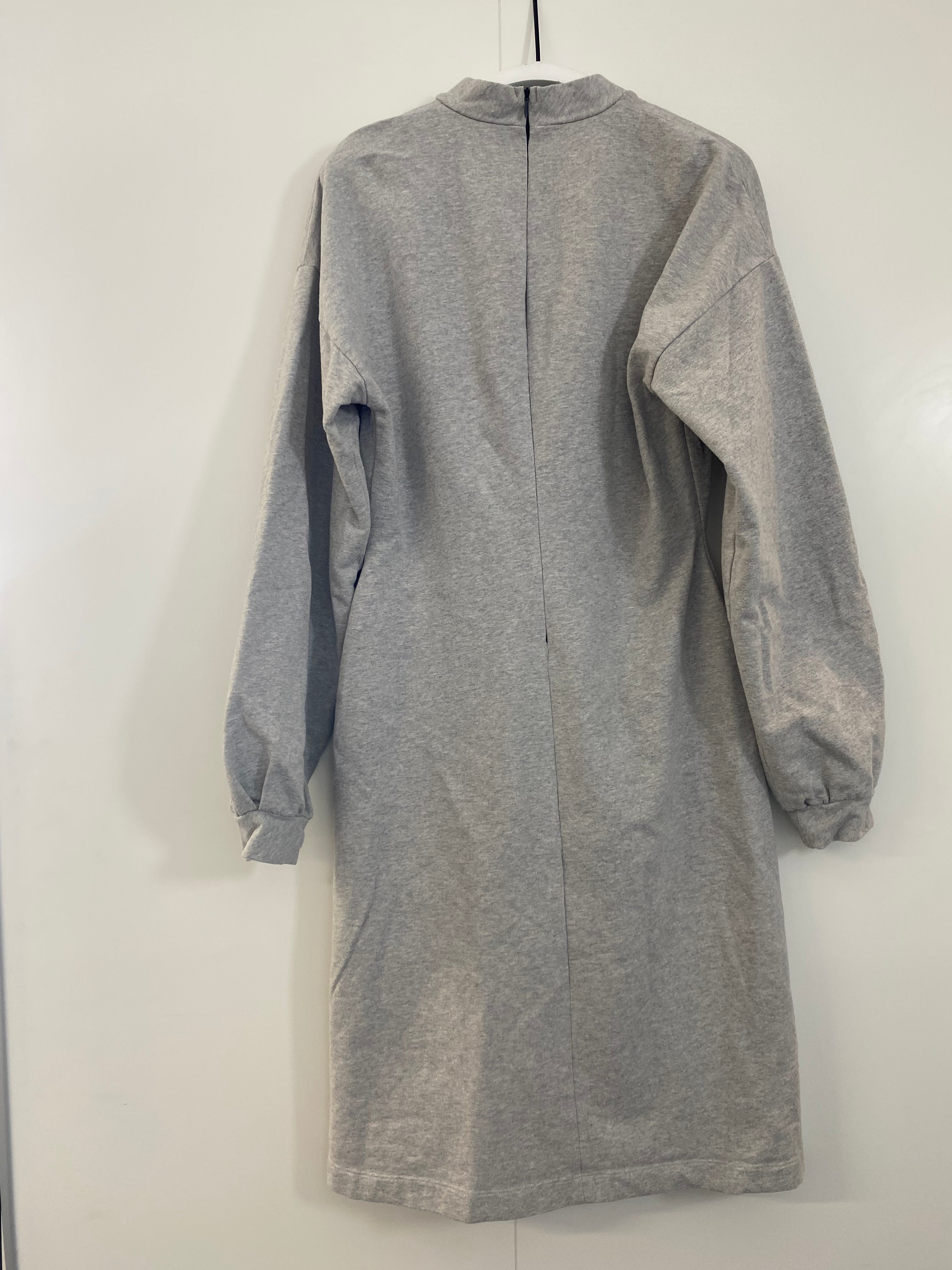 Mavis Dress in Grey Marl Size S