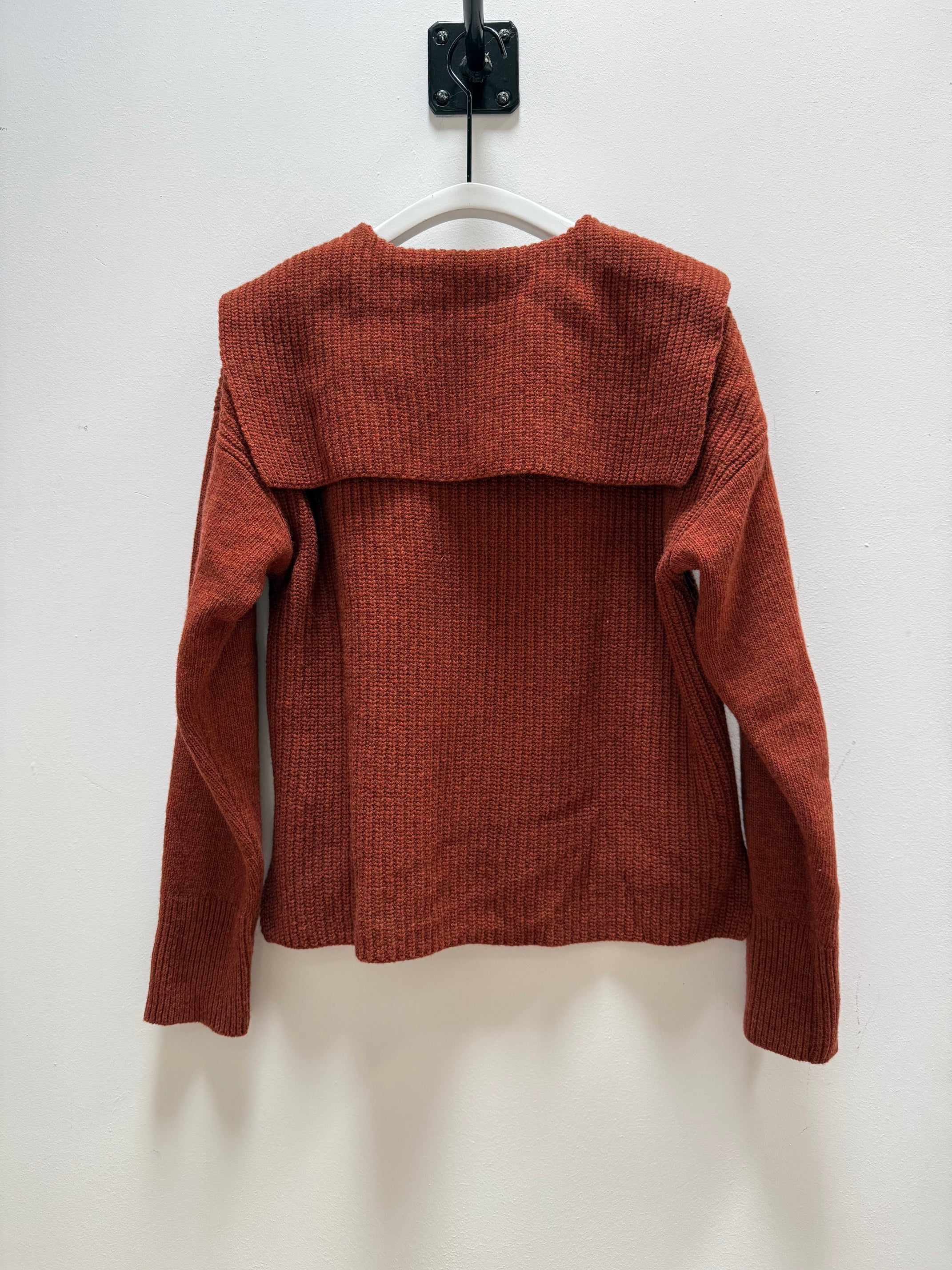 Rini Recycled Wool Jumper in Paprika Marl S