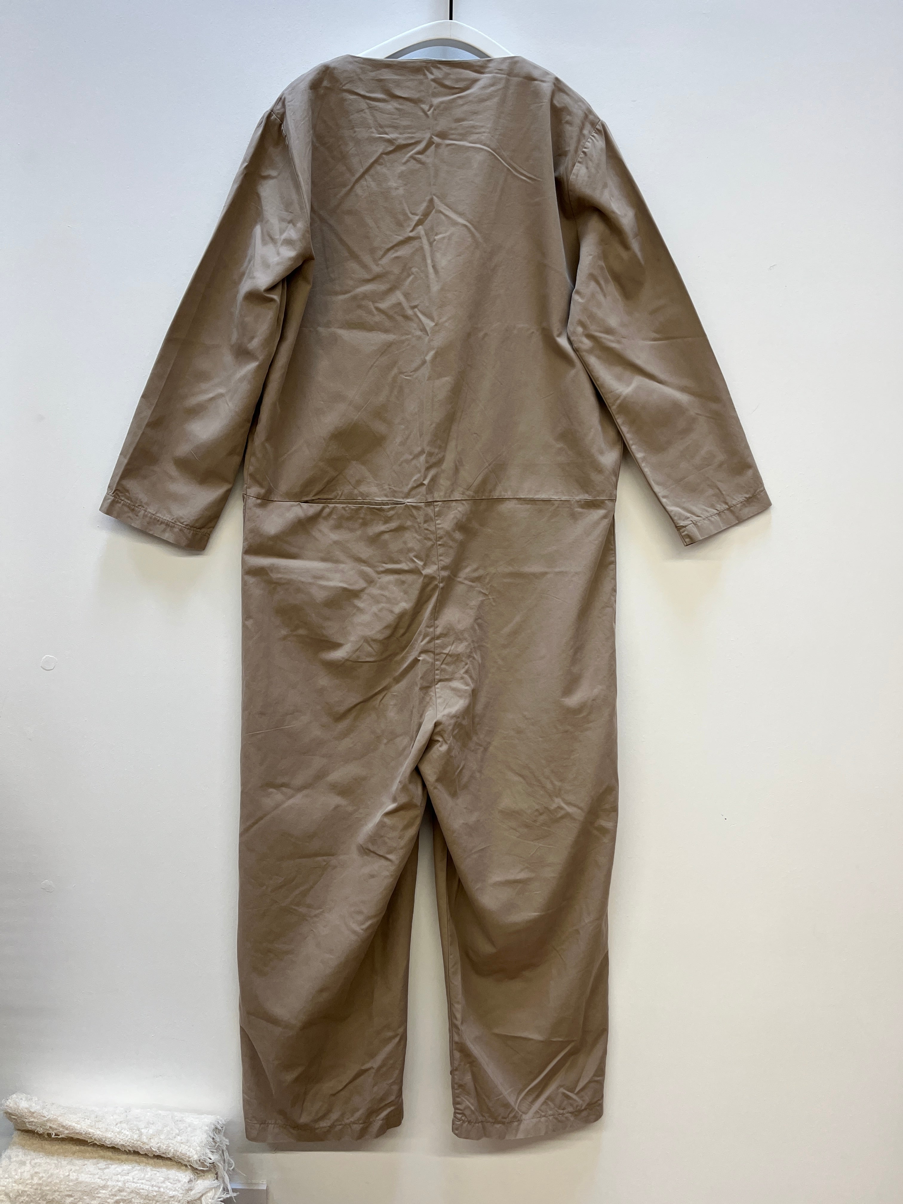 Diana Organic Cotton and Tencel Jumpsuit in Taupe S