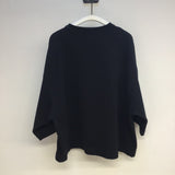 Bobbie Organic Cotton Top in Black L Preloved