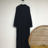 Tinley Organic Cotton Jumpsuit in Black L Preloved