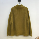 Tora Organic Cotton Knitted Jumper in Chartreuse S Preloved