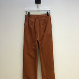 Enola Organic Cotton Trousers in Caramel S Preloved