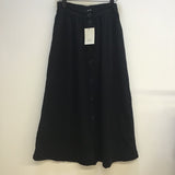 Ursa Organic Cotton Skirt in Black S Preloved