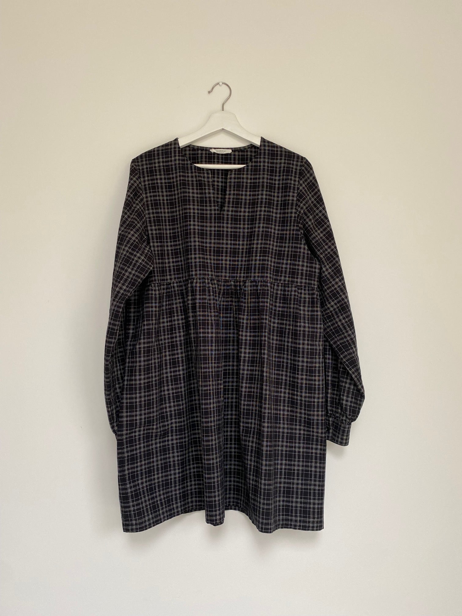 Eloise-Cay Dress in Black & White Check Size S