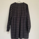 Eloise-Cay Dress in Black & White Check Size S Preloved
