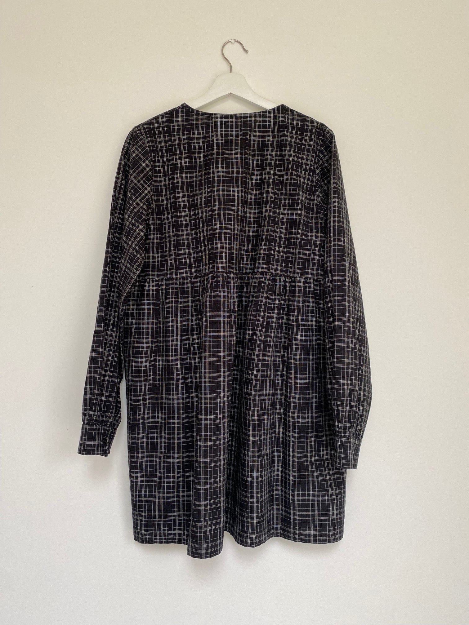 Eloise-Cay Dress in Black & White Check Size S