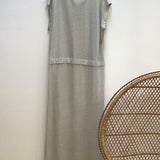 Sara Linen Dress in Silver S Preloved