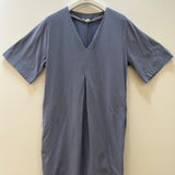 Toba Organic Cotton Dress in Pale Blue S Preloved