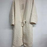 Akoya Organic Cotton Quilted Jacket in Off White