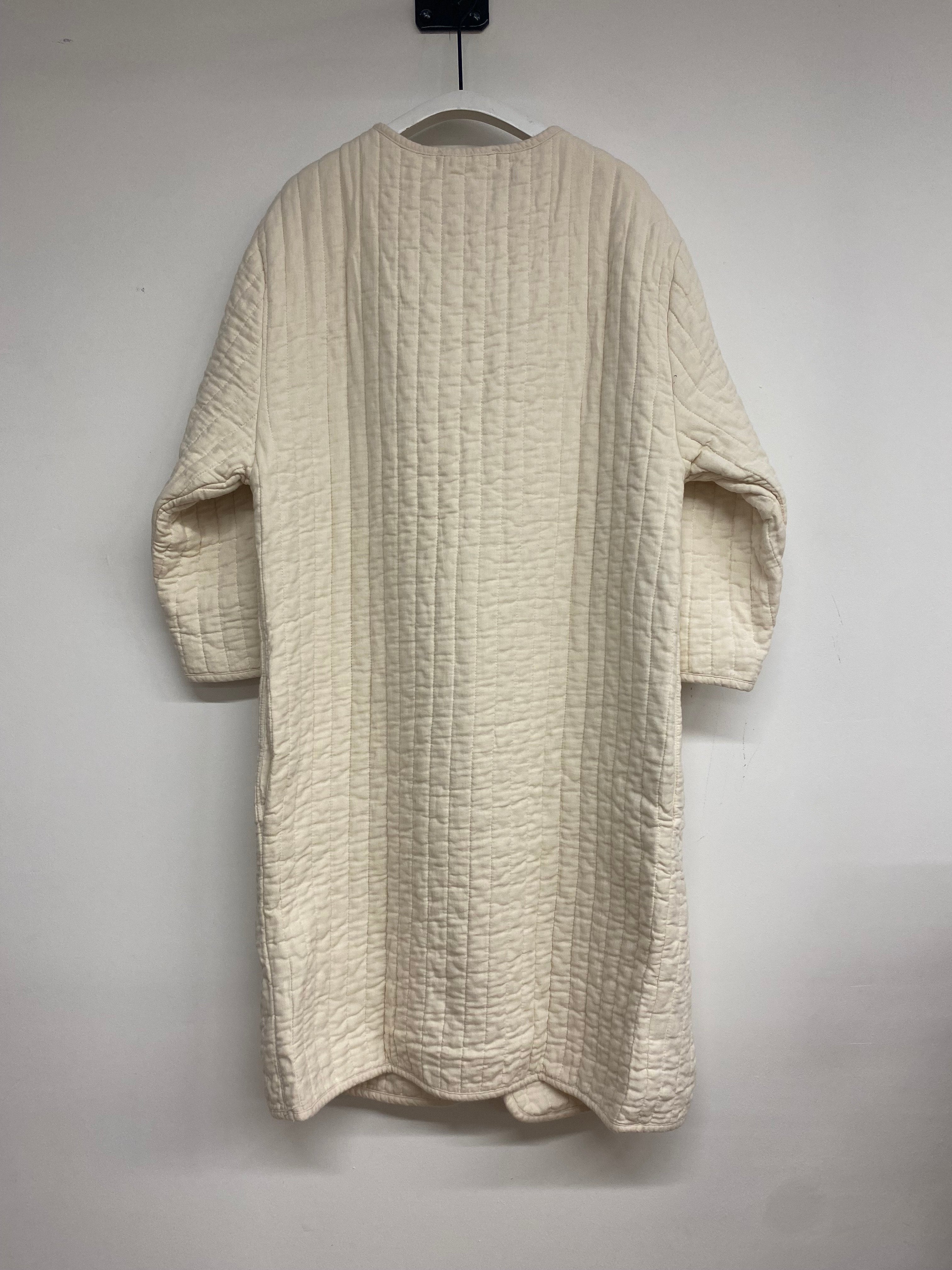 Akoya Organic Cotton Quilted Jacket in Off White