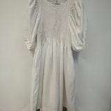 Layrah-May Linen Dress in White XS Preloved
