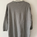 Marlo Organic Cotton Varsity Jumper in Grey S Preloved