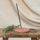 Ceramic Incense Plate in Terracotta