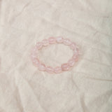 Rose Quartz Nugget Bracelet