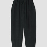 Orla Organic Cotton Corduroy Trousers in Charcoal