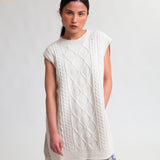 Pippa Knitted Vest in Undyed Size XS Preloved