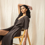 Aspyn Organic Cotton Robe in Cacao