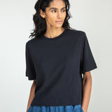Bay Organic Cotton Top in Black